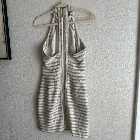 Badgley Mischka Tweed Halter Dress - Picture 8 of 11